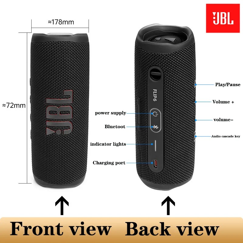 JBL Flip 6 Portable Bluetooth  - огляд і ціна Jbl Speaker Flip 6